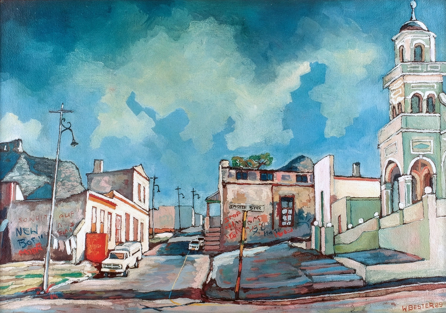 Willie Bester - 40 Chiappini Street, Cape Town (1989)