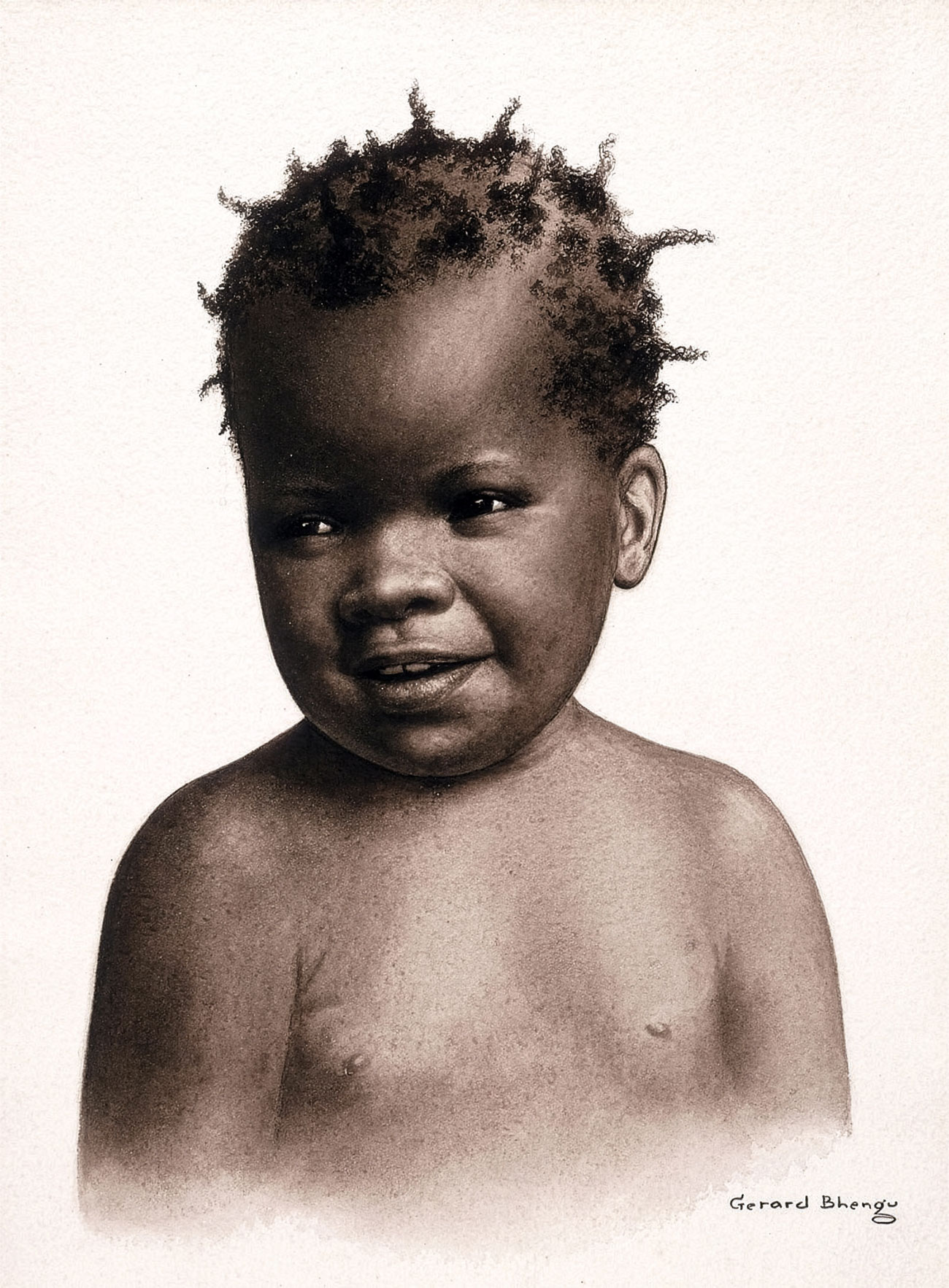 Gerard Bhengu – Portrait of a child