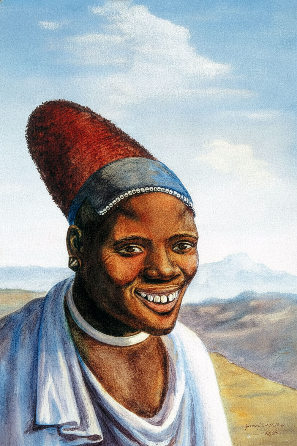 Gerard Bhengu – Portrait of a Pondo woman