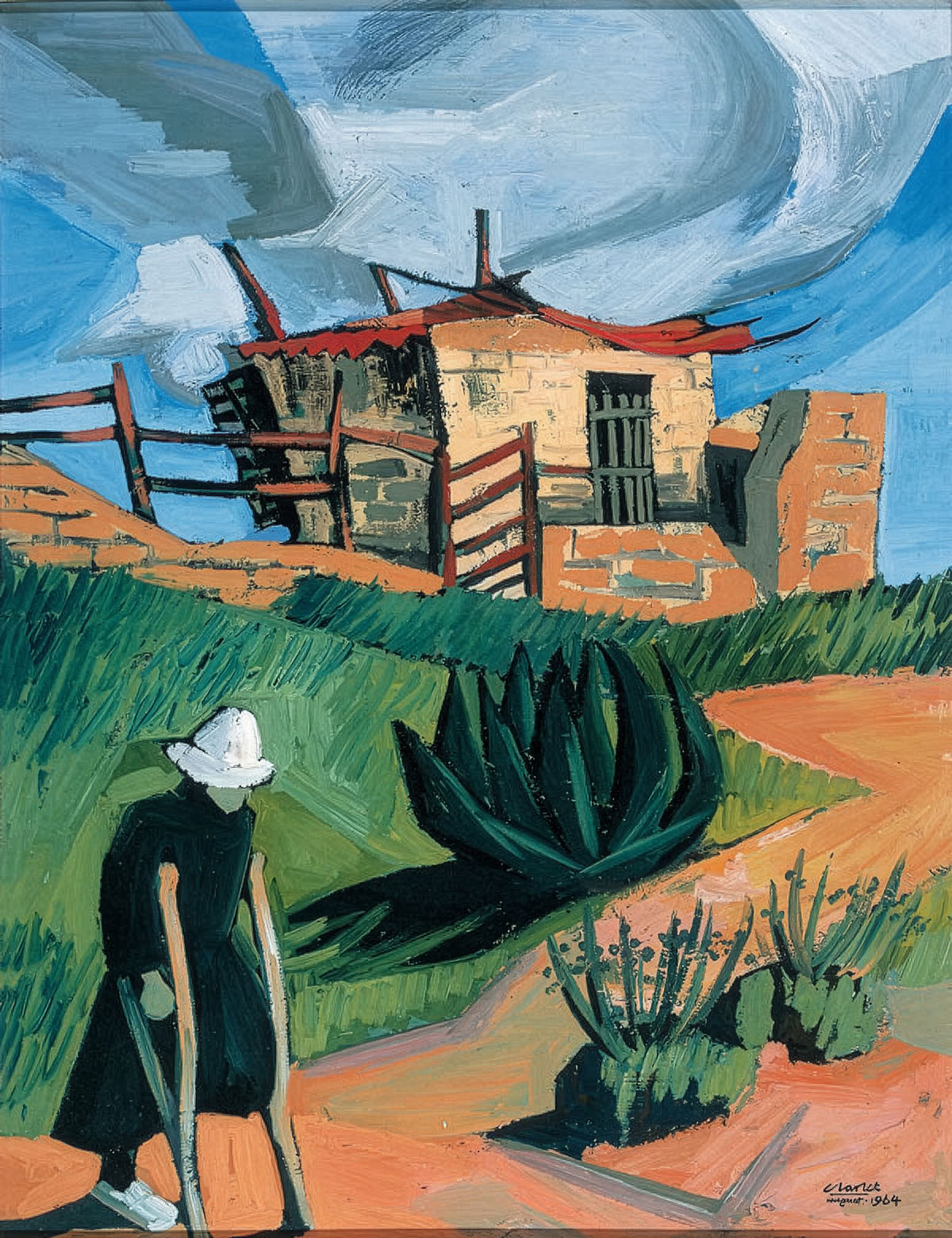Peter Clarke – Ruin, Teslaarsdal, Cape Province August (1964)