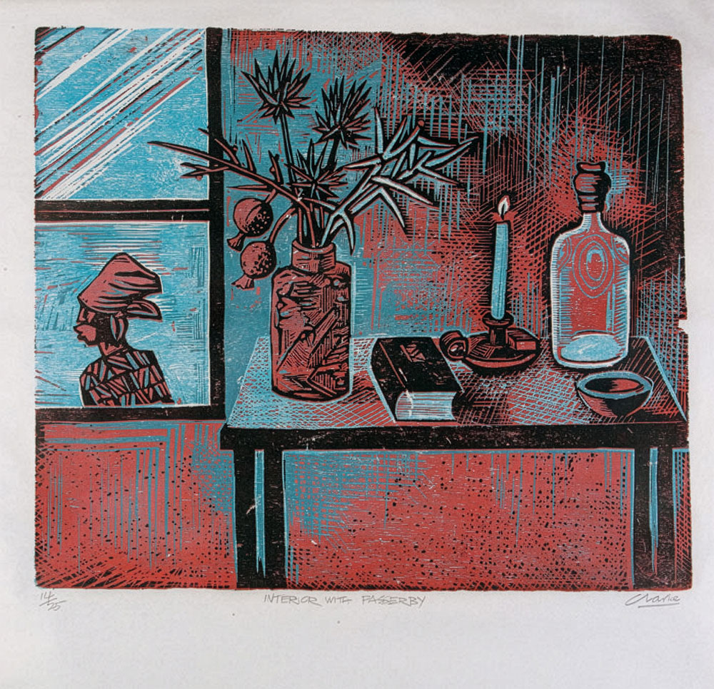 Peter Clarke – Interior with passerby