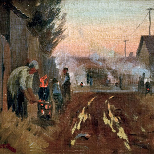 W.H. Coetzer – Back Street view in a ‘Township’