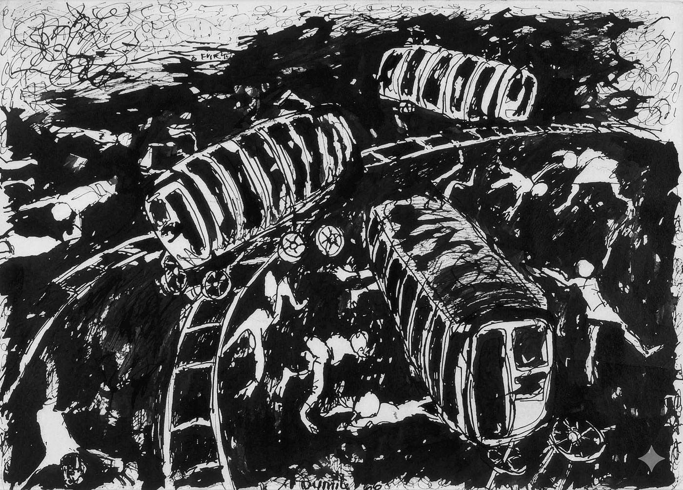 Dumile Feni – The Train Accident (1966)