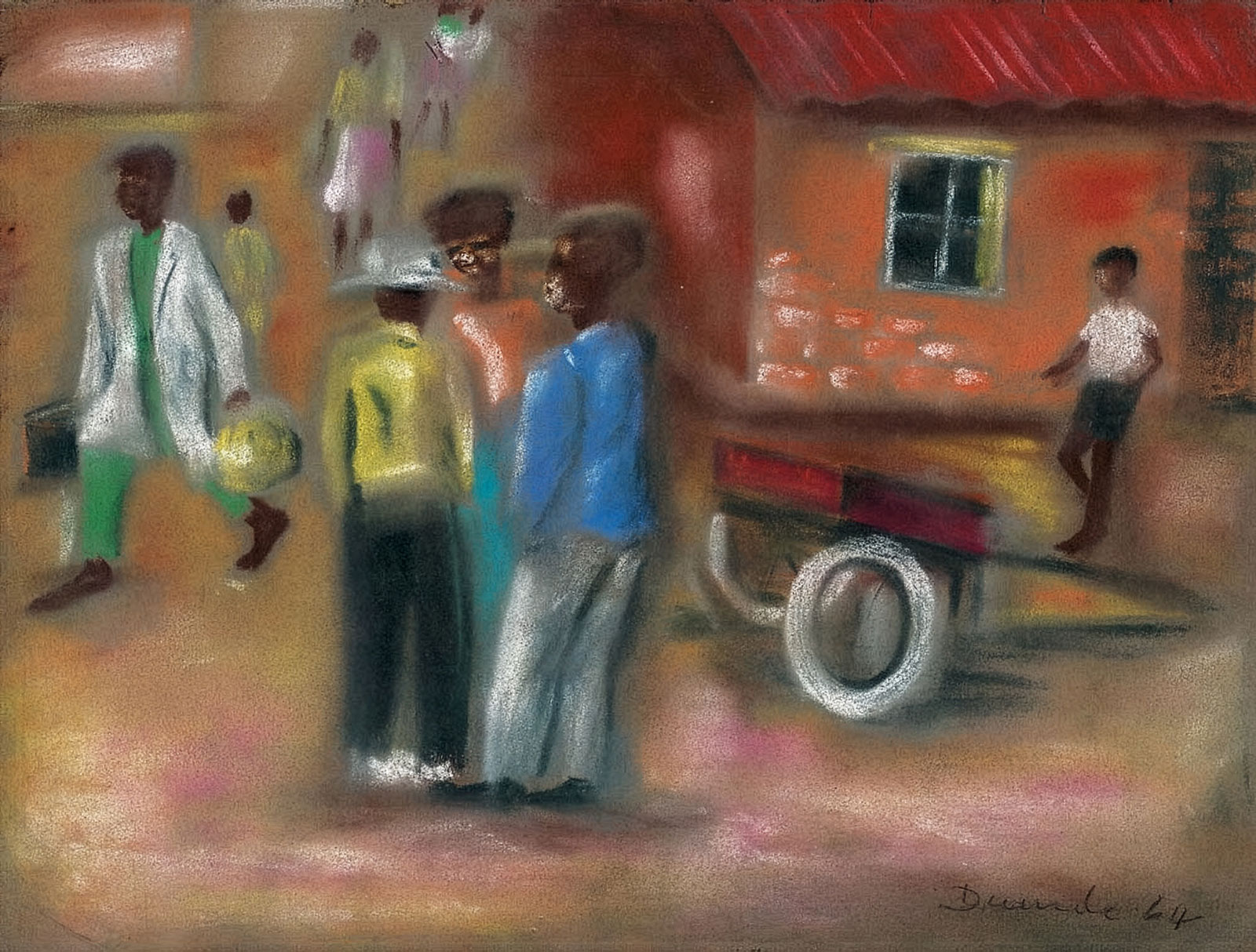 Dumile Feni – The red cart (1964)