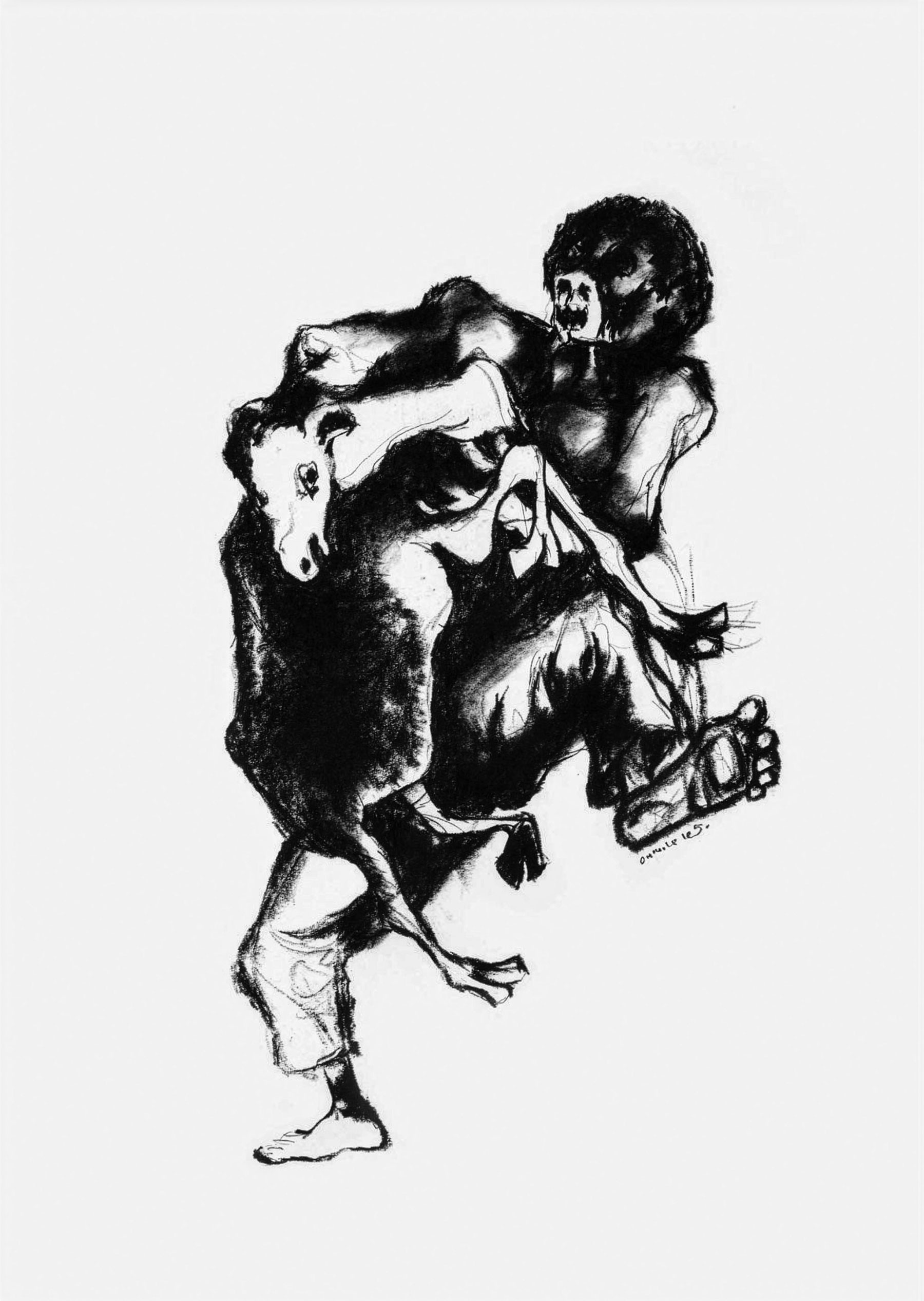 Dumile Feni – Man with Lamb (1965)
