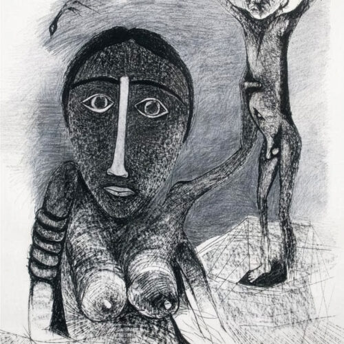 Dumile Feni – Woman and boy