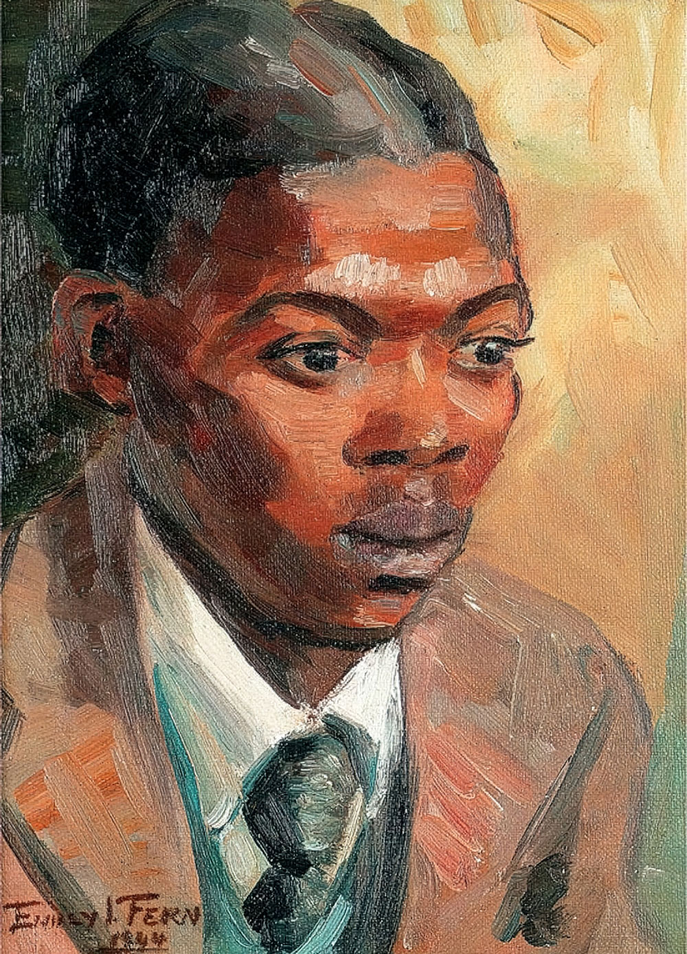 Emily Fern – Portrait of a young man (1944)