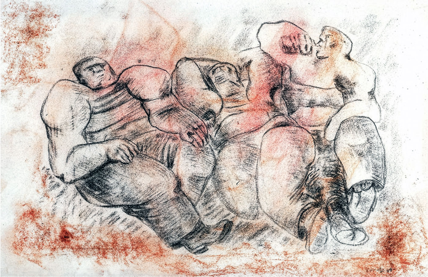 Sydney Kumalo – Three figures (1970)