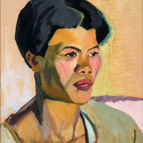 Maggie Laubser – Portrait of a woman (1925)