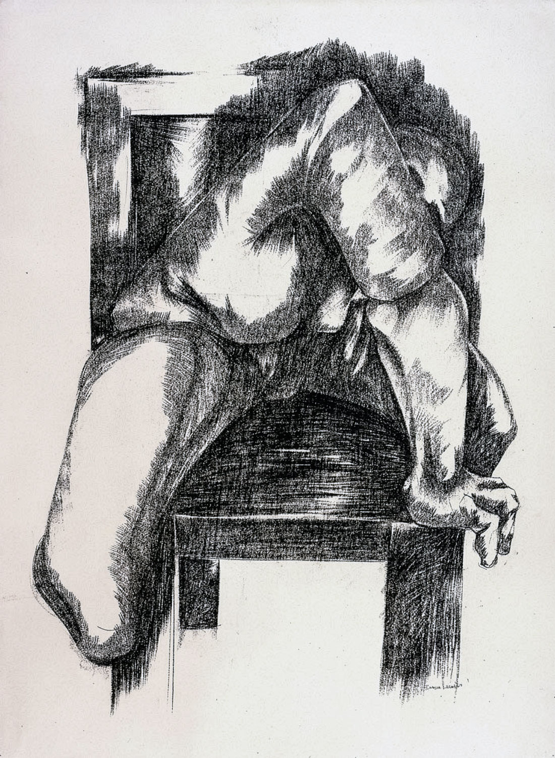 Ezrom Legae – Seated figure (1967)