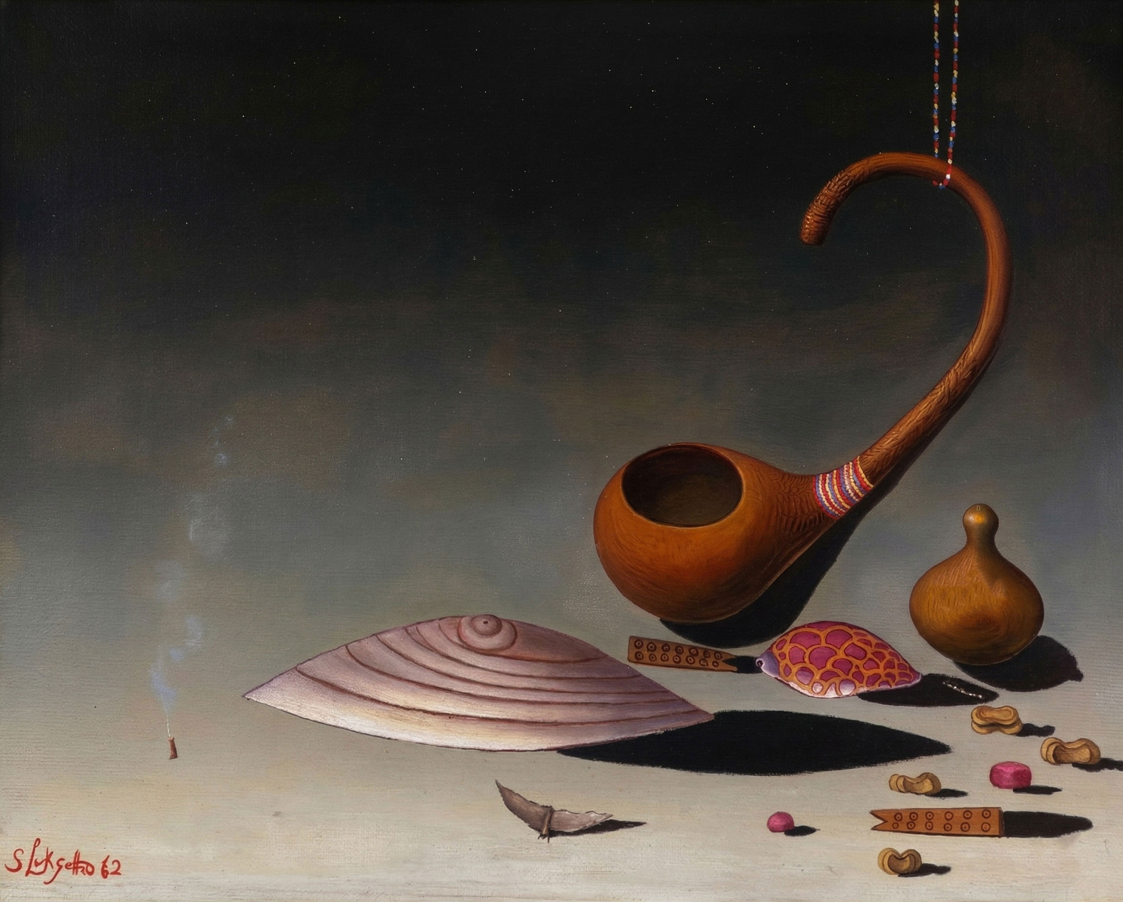 Simon Lekgetho – Still Life with Calabash