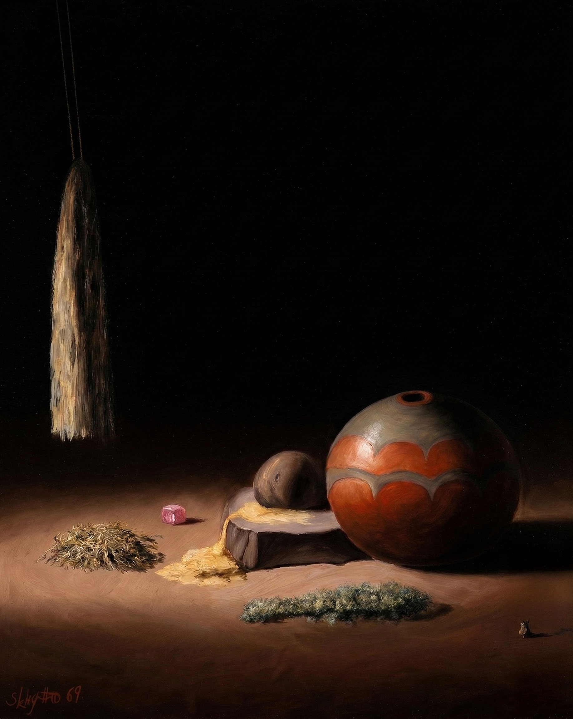 Simon Lekgetho – Divination scene (1969)