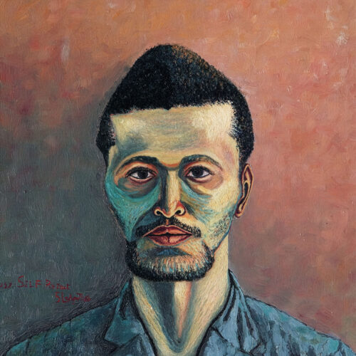 Simon Lekgetho– Self portrait (1957)