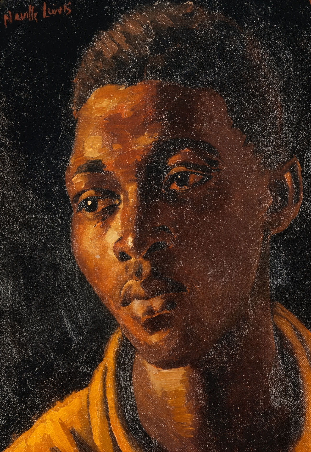 Neville Allan Lewis – A young African man