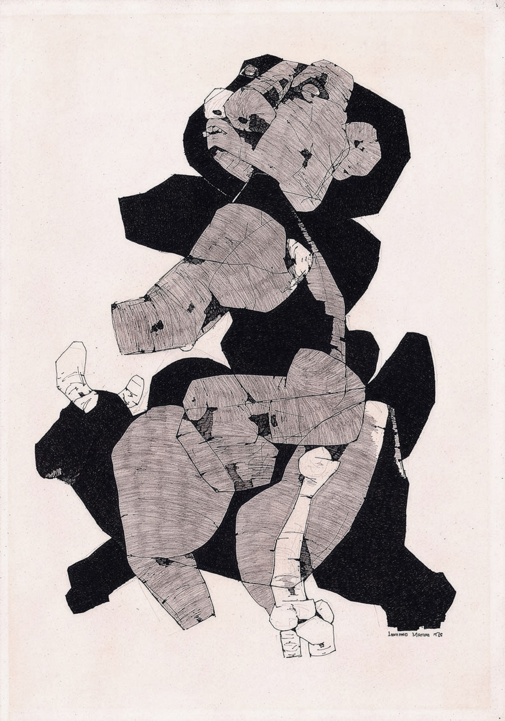 Leonard Matsoso – A man on a beast (1973)