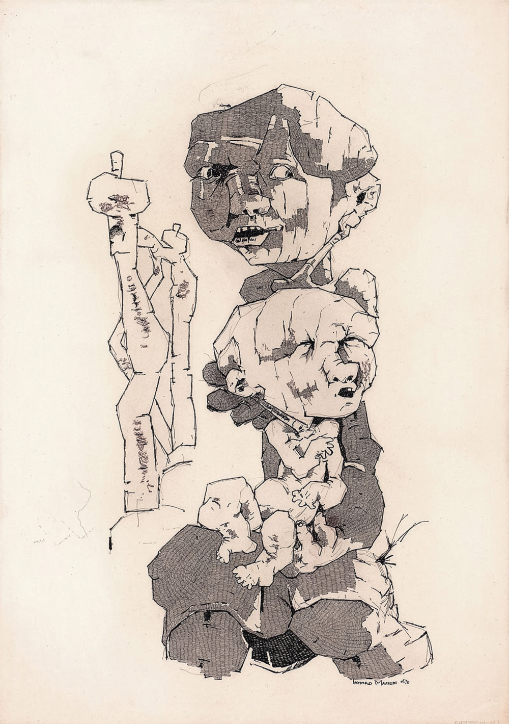 Leonard Matsoso – Mother and child (1972)