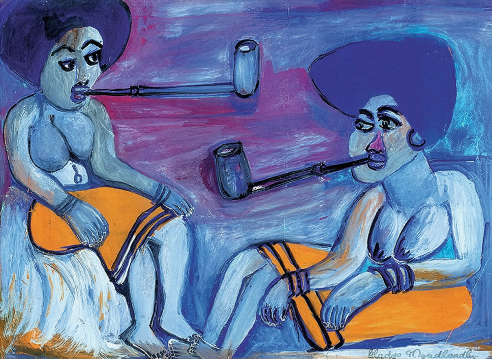 Gladys Mgudlandlu – Xhosa women smoking pipes (1970)