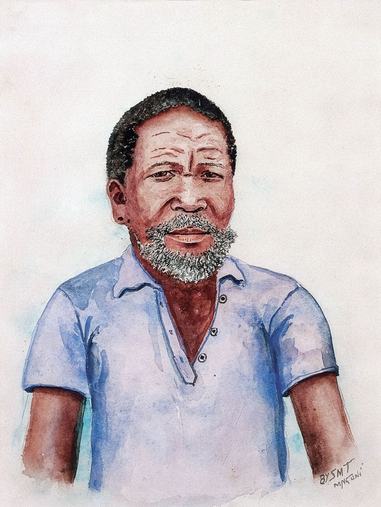 Simon Mnguni – Self portrait
