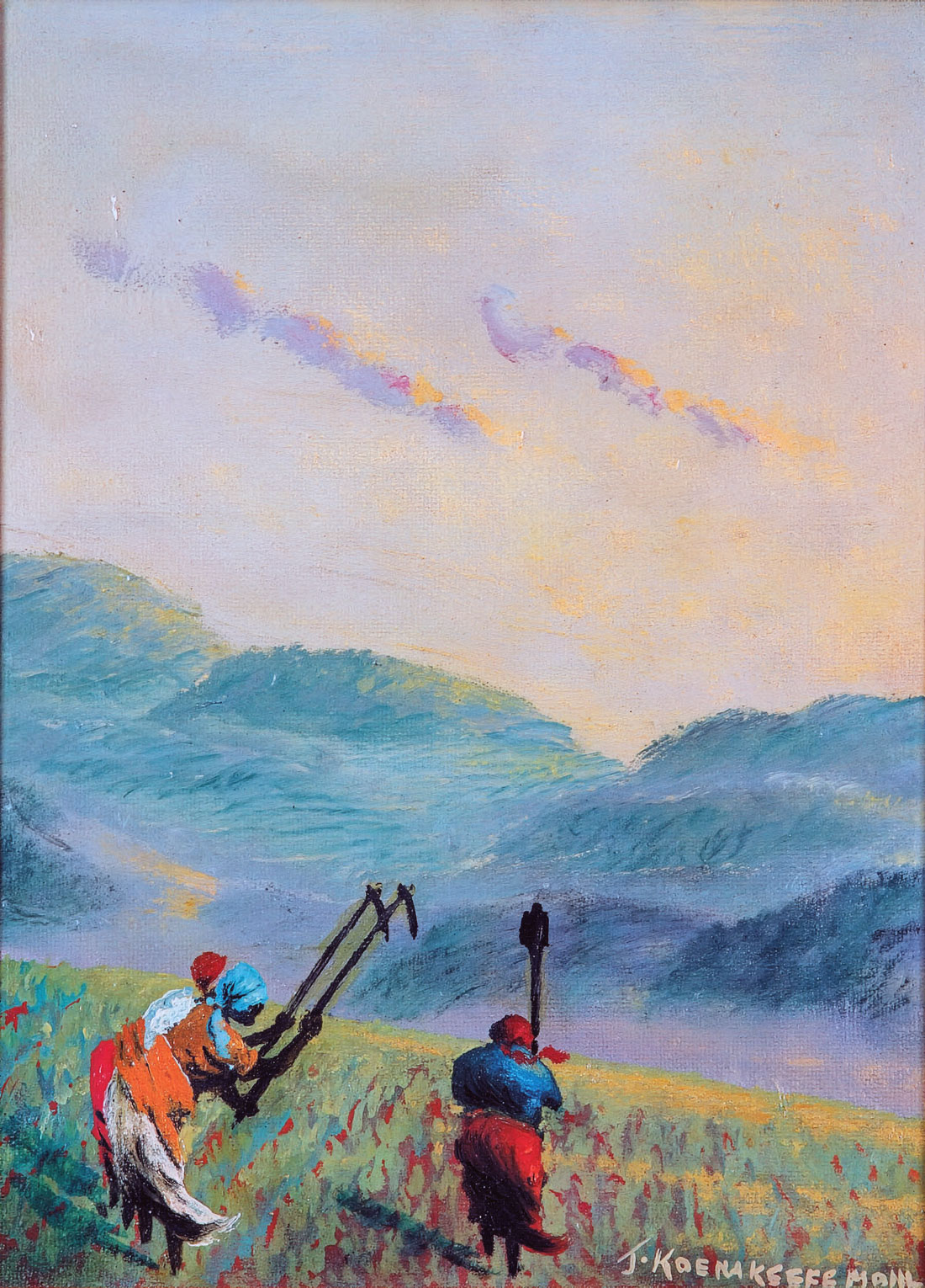 John Koenakeefe Mohl – The field women in Inanda, Natal (S.A., 1961)