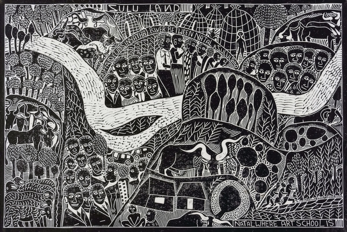 John Muafangejo – Zululand (undated)