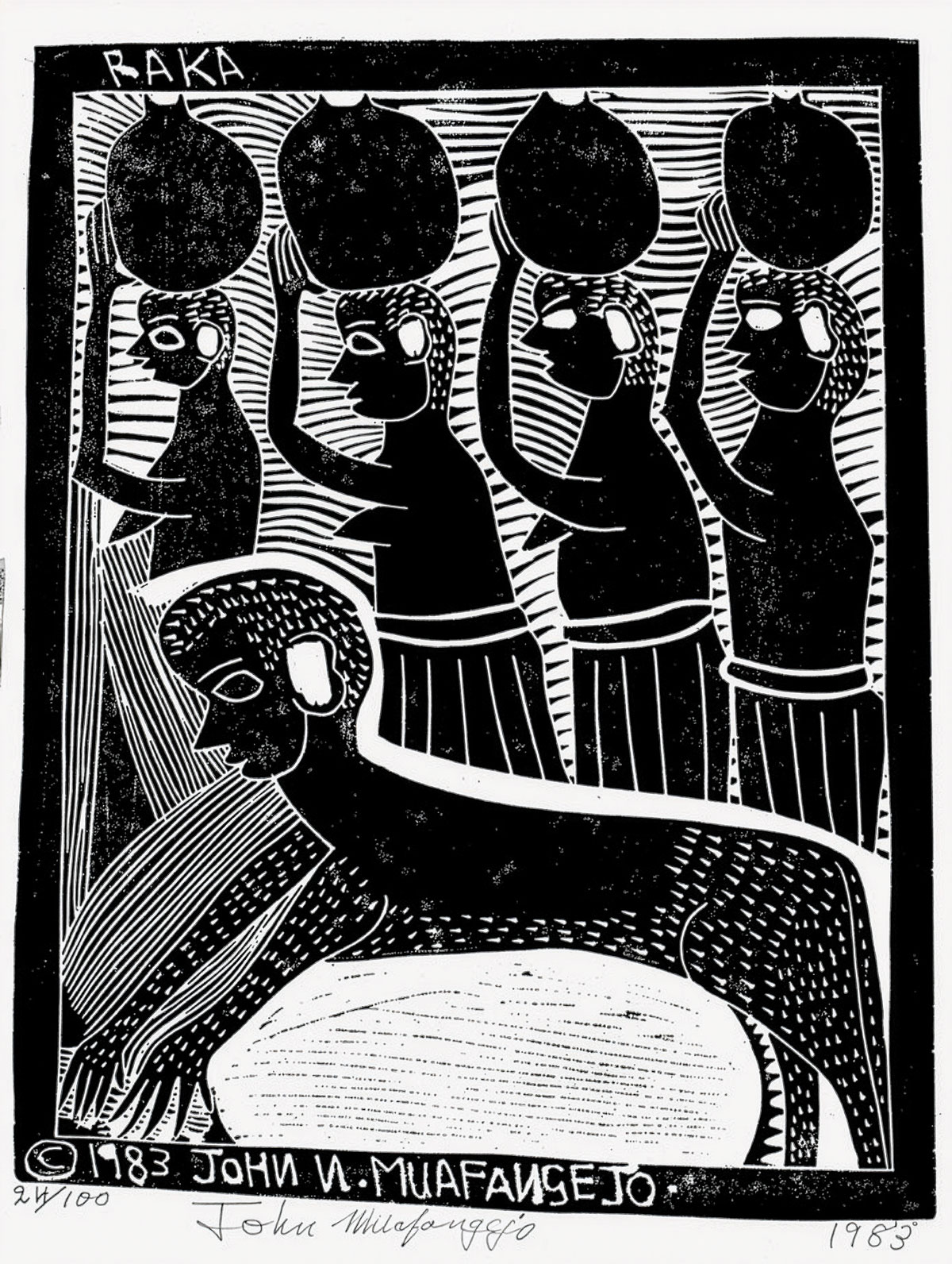 John Muafangejo – Raka (1983)