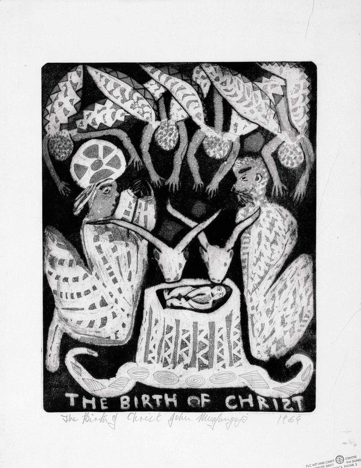 John Muafangejo – The birth of Christ (1969)