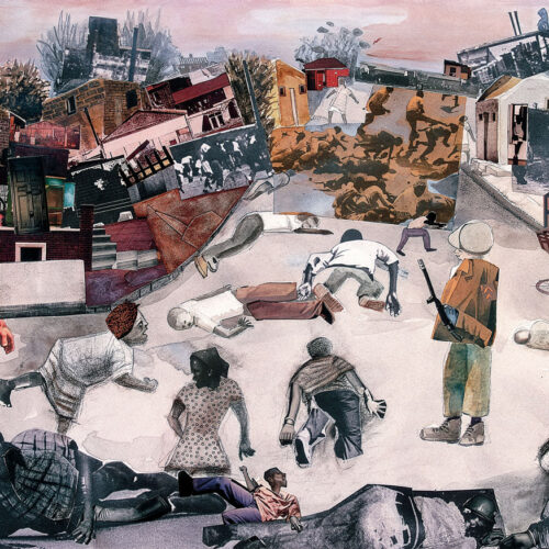 Sam Nhlengethwa – Sharpeville (1992)