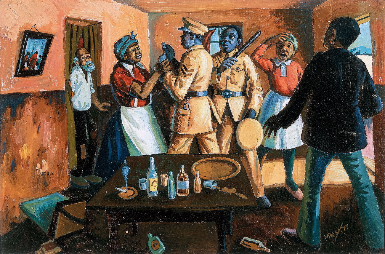 George Pemba – Police raid (1977)