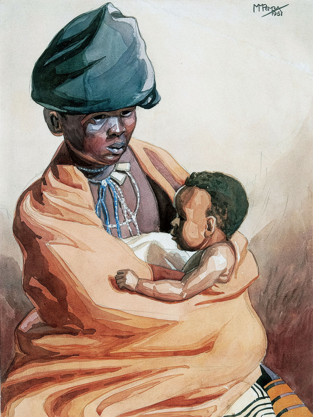 George Pemba – Mother and child (1951)