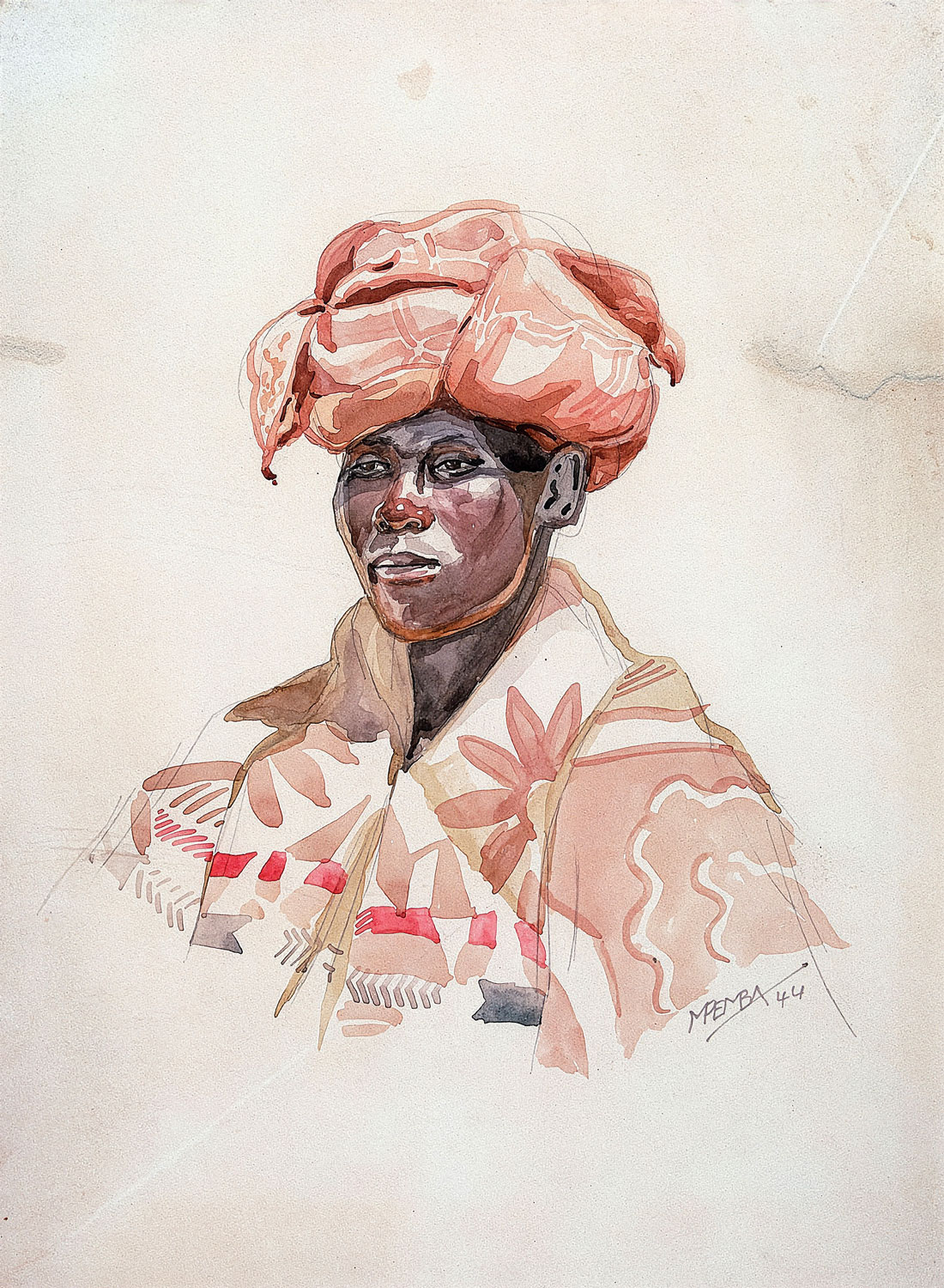 George Pemba – Basuto woman with headdress (1944)
