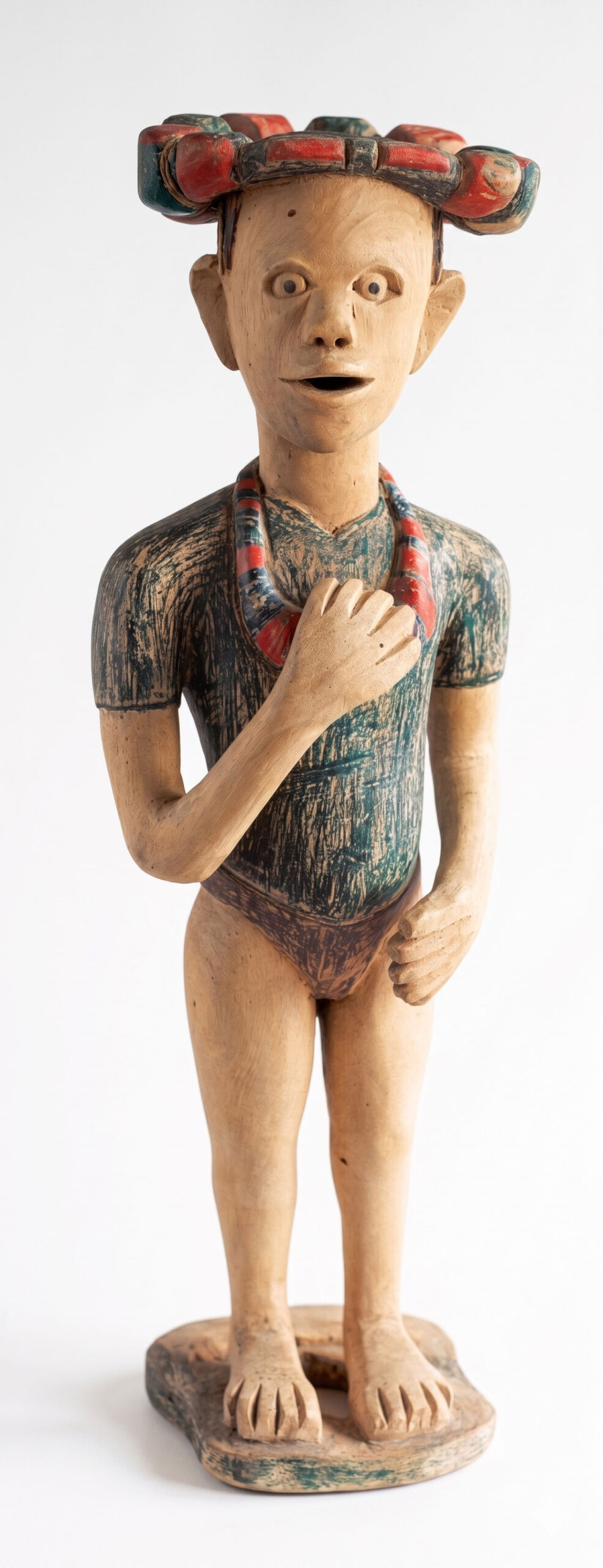Philip Rikhotso – Figure with headdress