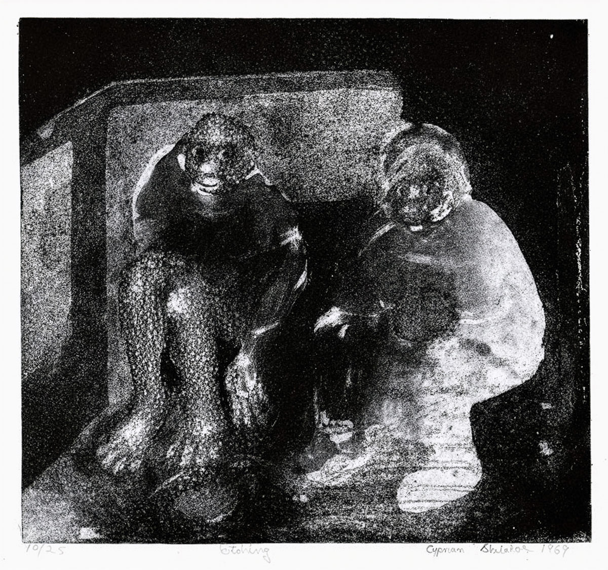 Cyprian Shilakoe – Etching (1969)