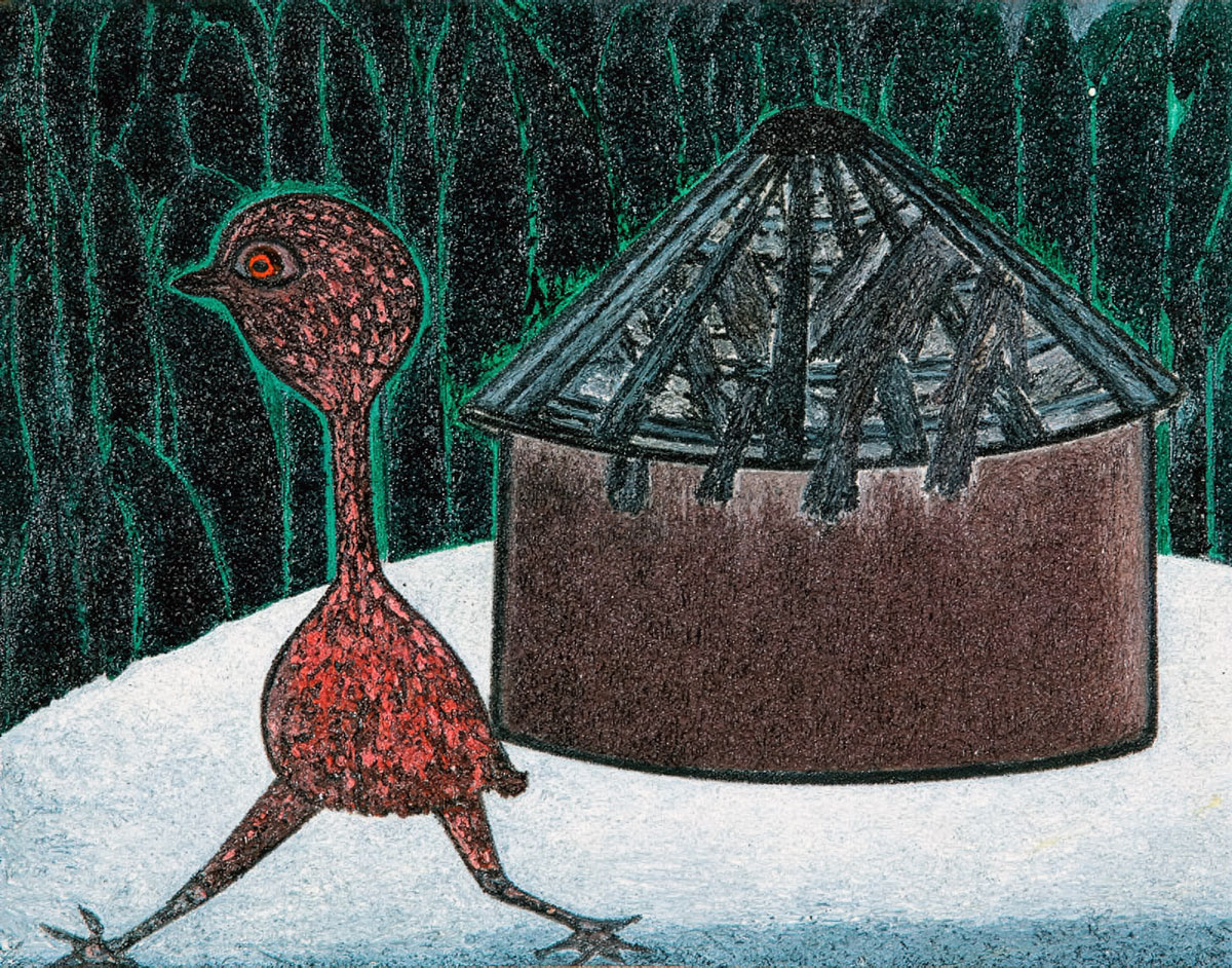 Alfred Thoba – Umpundulu original ivil Xhosa’s painting (sic)
